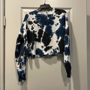 Tie-Dye cropped sweater from Target (M)